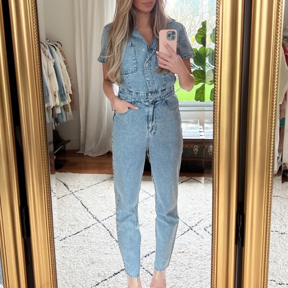 Denim jumpsuit